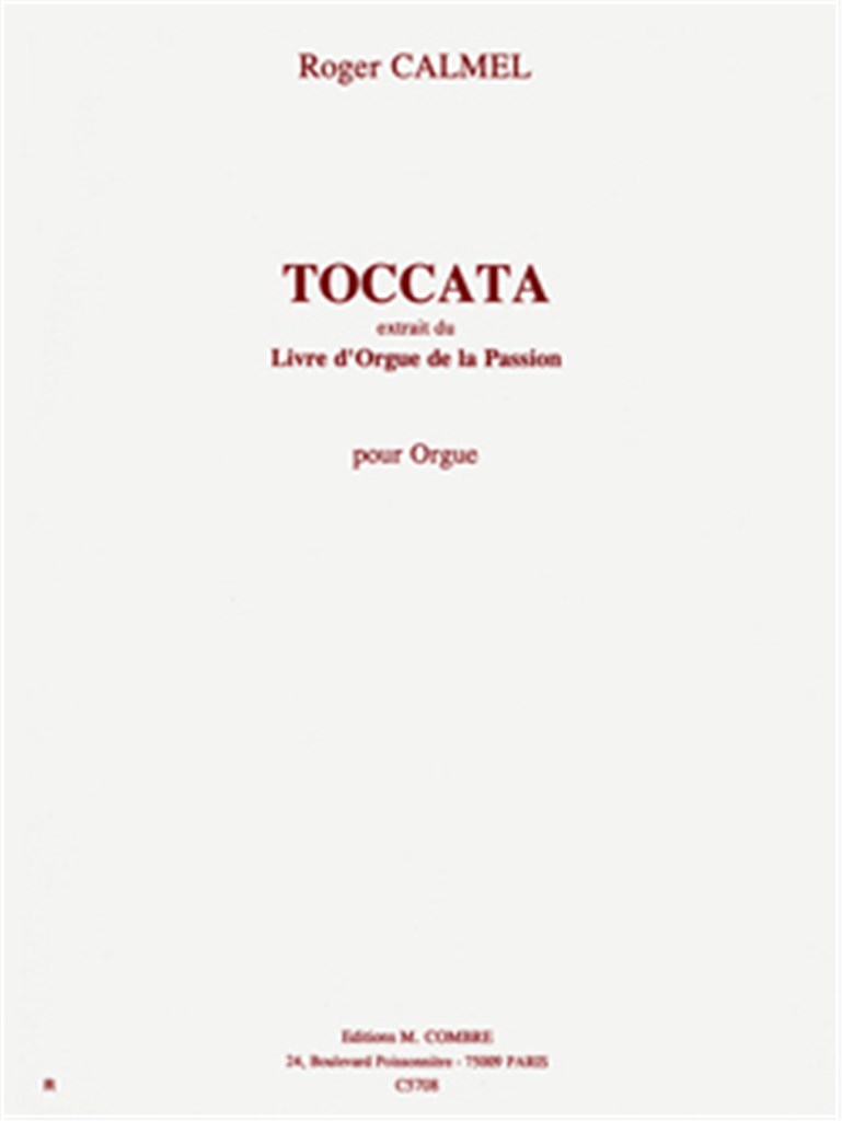 Toccata (du Livre d'orgue de la Passion)